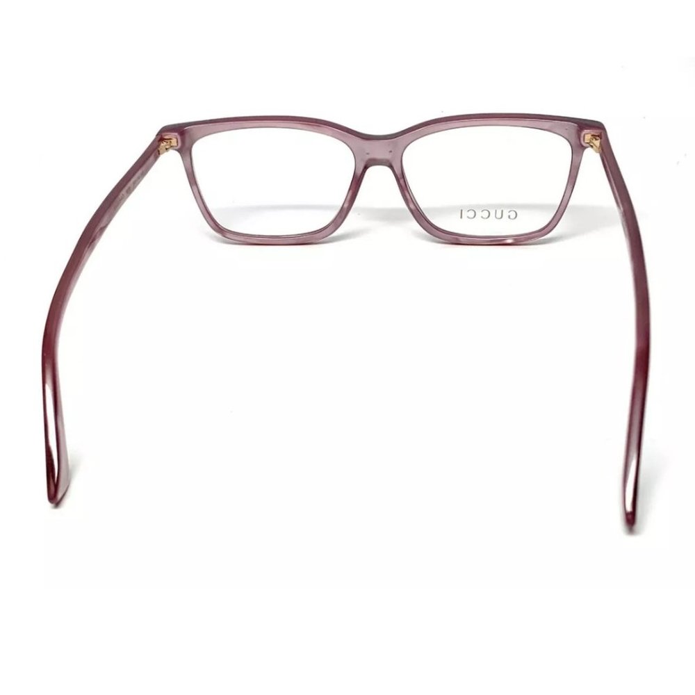 Gucci Women's Shiny Pink Authentic Eyeglasses - Picture 4 of 4